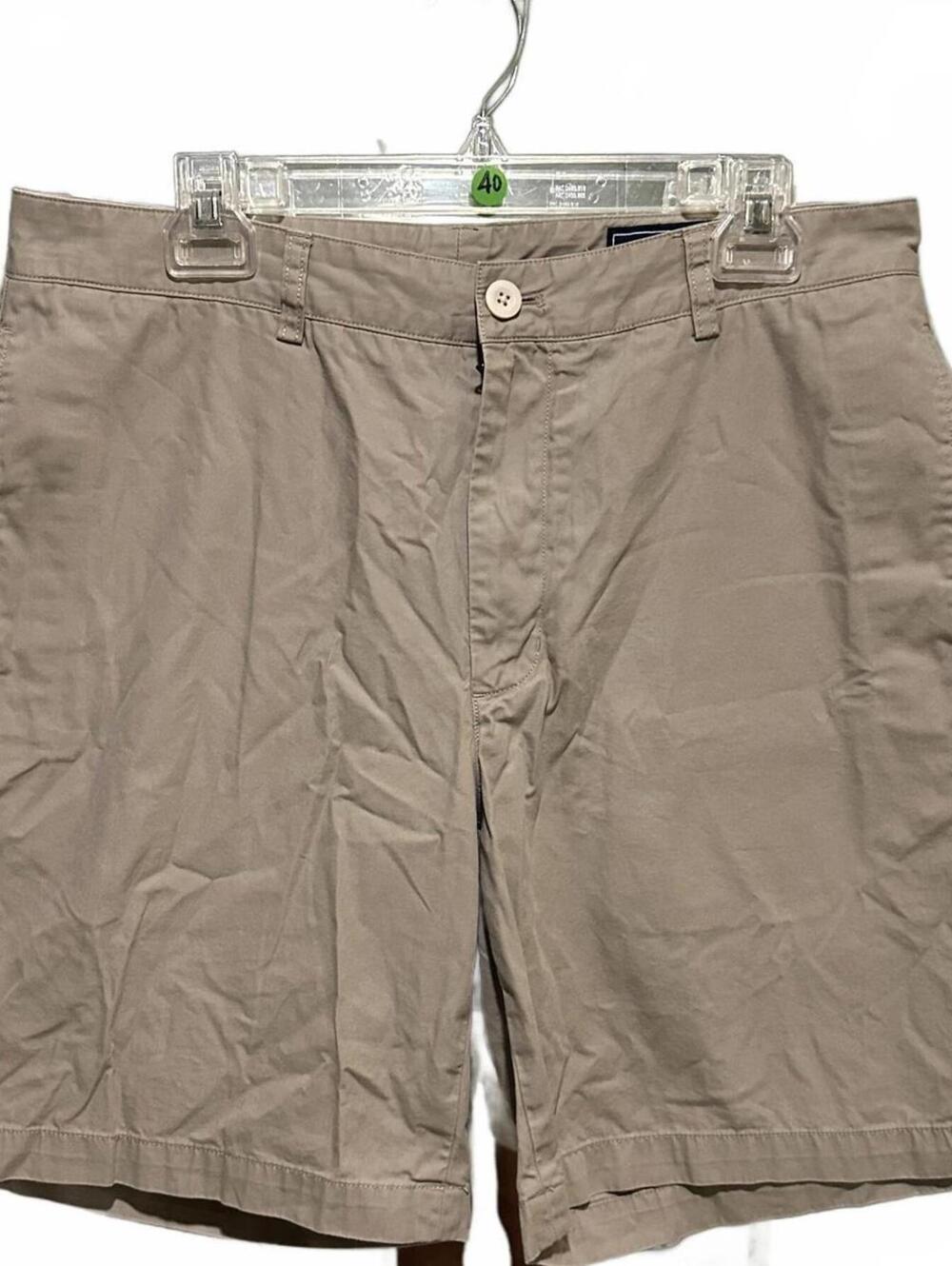 Vineyard Vines Club Short Men's 100% Cotton Beige Chino Shorts - Size 34